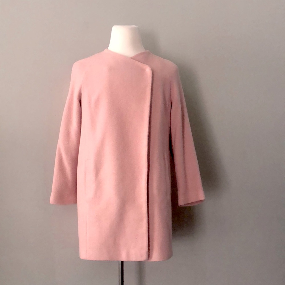 Amphora from Romania Wool Blend Pink Coat